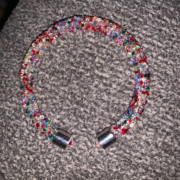 Multicolored crystal bracelet - Picture 1 of 2